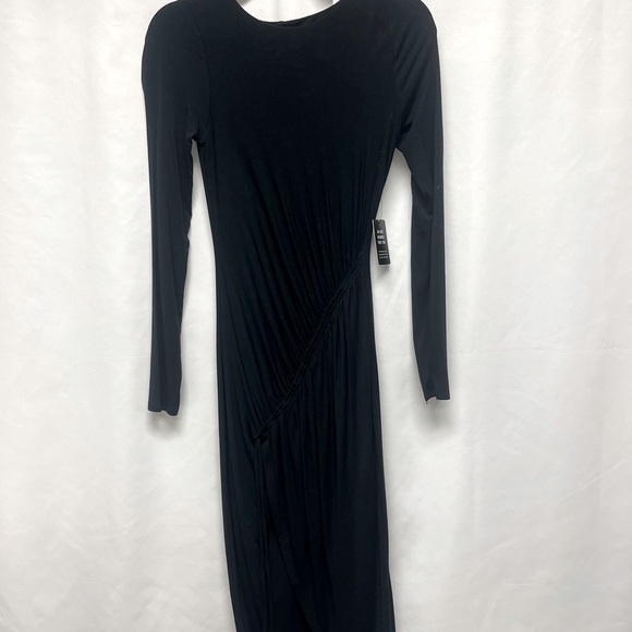 Express Black BodyCon Dress with Cinch Detail - Picture 1 of 7